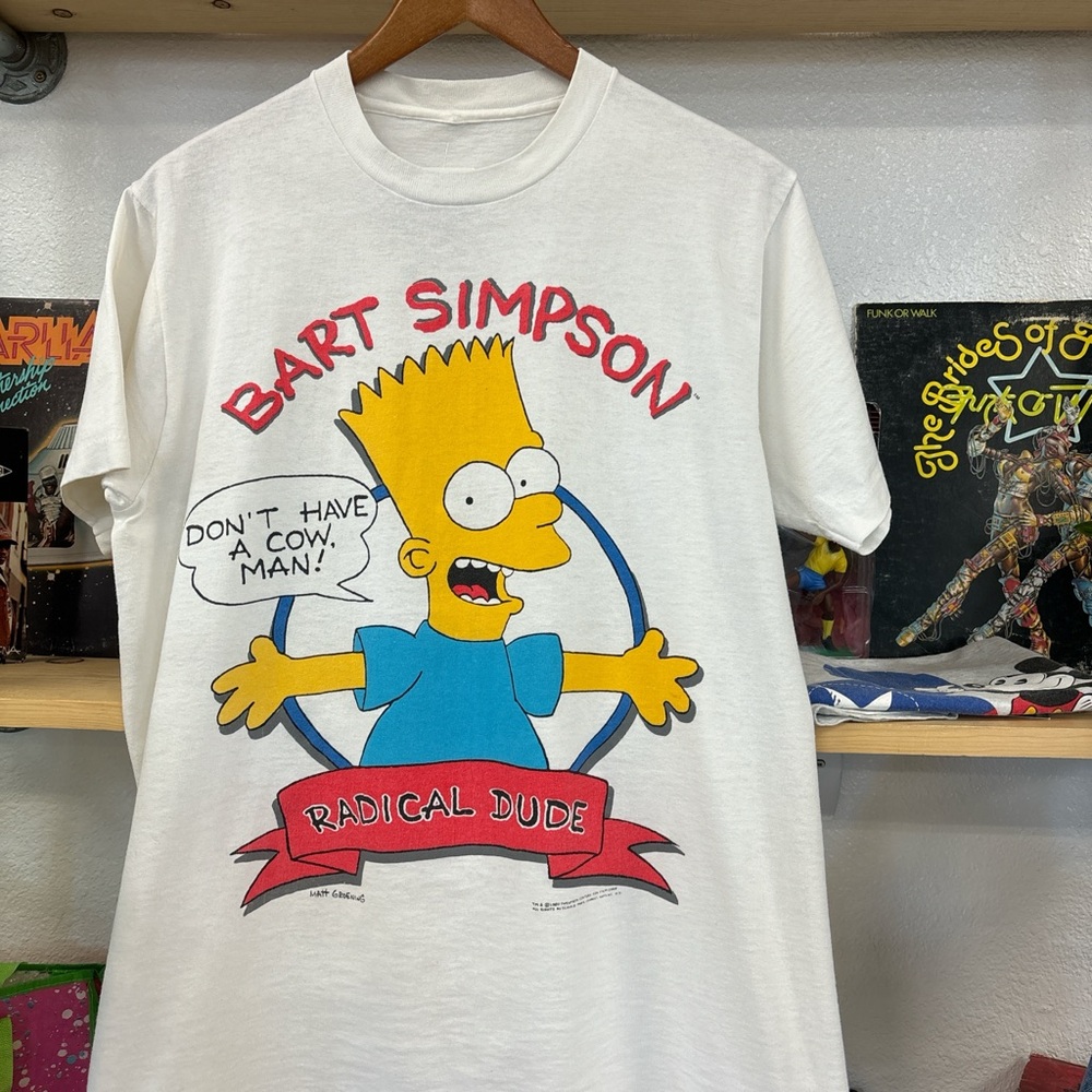 1989 Bart Simpson “Don’t have a cow, man!” T-shirt